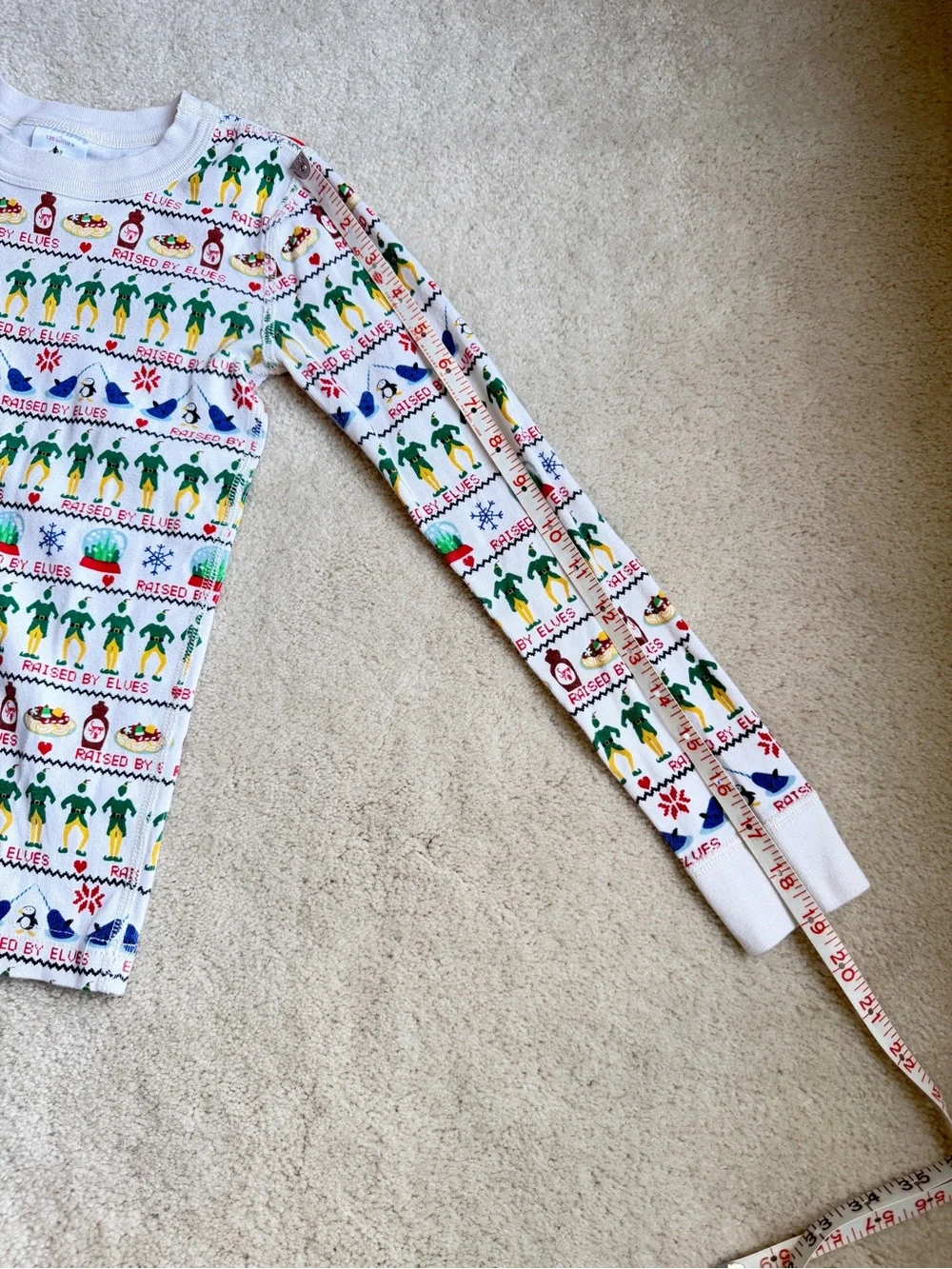 Hanna Andersson Buddy the ELF Christmas Pajama Set Size 8
